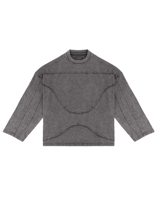 SS24 - (2IN1) REVERSIBLE SHIRT FADED GREY